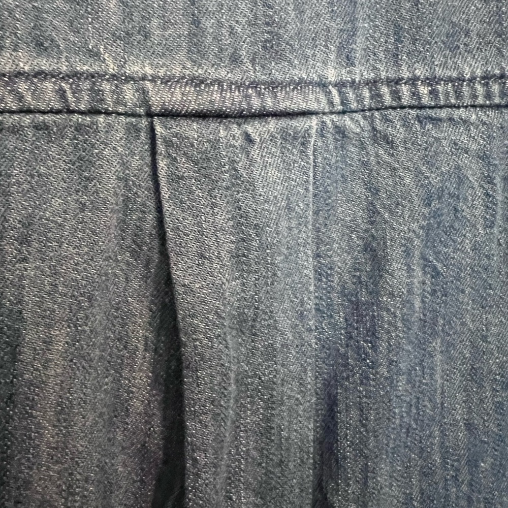 Old Navy Blue Denim Shirt Dress- size M NWT - Picture 12 of 13